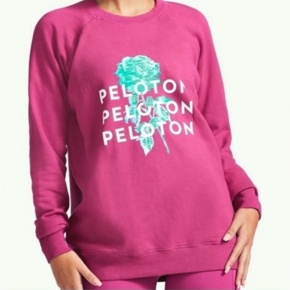 NWT Peloton Cotton Everyday Relaxed Fit Crewneck Sweatshirt - Womens Medium
